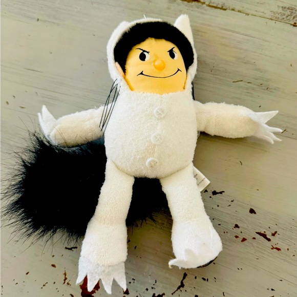Vintage Crocodile Creek Where The Wild Things Are Plush Max 5" Doll Character - Picture 1 of 2